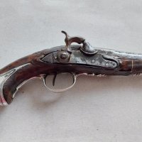 Много рядък миниатюрен капсулен пищов-сребърен обков ORIGINAL DERINGER SINGLE-SHOT POCKET PISTOL, снимка 2 - Антикварни и старинни предмети - 44479312