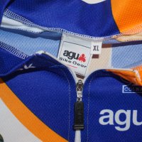 Мъжка колоездачна тениска Jersey Agu Bike Gear Rabobank Размер XL Made In Italy, снимка 5 - Спортна екипировка - 41889980