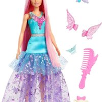 Barbie Doll HLC31 with Two Fairytale Pets and Fantasy Dress, Barbie “Malibu”, снимка 1 - Кукли - 41862588