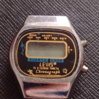 Ретро рядък модел електронен часовник от соца LEWIS CHRONOGRAPH, за КОЛЕКЦИЯ 30206, снимка 1 - Дамски - 40885202