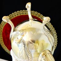 Величествена кана от месинг в стил Ампир,маркирана. , снимка 11 - Антикварни и старинни предмети - 39051074