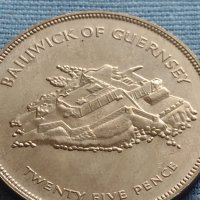 Монета 25 пенса 1977г. Великобритания 25г. От възкачването на Кралица Елизабет втора 40432, снимка 6 - Нумизматика и бонистика - 42697749