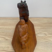 Руска дървена склуптура, снимка 2 - Антикварни и старинни предмети - 41499231