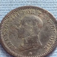 Рядка монета 2 сентавос 1911г. Испания за КОЛЕКЦИОНЕРИ 23908, снимка 7 - Нумизматика и бонистика - 42682434