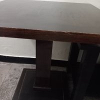 Дървена трапезна маса