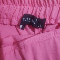 Розов циклама панталон с ръб, снимка 3 - Панталони - 44247531