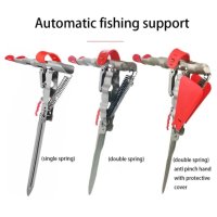 Автоматична самозасичаща  стойка за риболов с две пружини, снимка 7 - Екипировка - 44443660