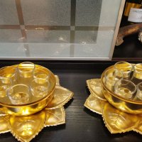 Комплекти чаши за ром, алуминий, снимка 3 - Антикварни и старинни предмети - 39829892