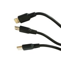Универсално USB зарядно за кола с два порта и USB кабел,12/24V, 3 в 1, снимка 2 - Аксесоари и консумативи - 40994538