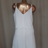 SOPHYLINE L Бяла къса рокля , снимка 3 - Рокли - 41115405