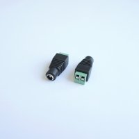 Букса захранваща за кабел с болт 5,5x2,1mm(ж), снимка 1 - Друга електроника - 42590716