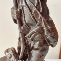 Стара метална фигура на Боримечката, снимка 4 - Колекции - 41611430