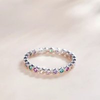 Сребърен пръстен с камъни , снимка 3 - Пръстени - 41572843