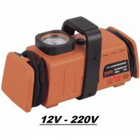 КОМПРЕСОР ЕЛЕКТРИЧЕСКИ 12V/220V, снимка 1 - Аксесоари и консумативи - 39870954