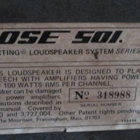 Тонколони Bose 501 series ll, снимка 9 - Тонколони - 42273963