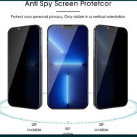 Privacy Стъклен Протектор за Apple iPhone 11 / 11 Pro Max XS X XR 5D, снимка 2 - Фолия, протектори - 36426440