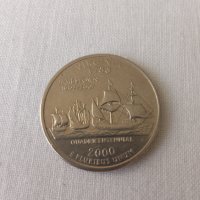 четвърт долар на свободата на Съединените американски щати Вирджиния четиристолетия монета , снимка 4 - Нумизматика и бонистика - 42089506