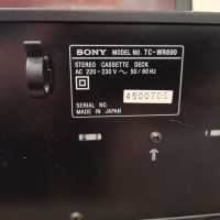 Дек Sony tc wr690 , снимка 9 - Декове - 44819267