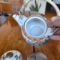 Стар порцеланов чайник, снимка 6 - Антикварни и старинни предмети - 40874284
