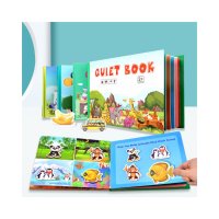  QUIET BOOK Монтесори книга за деца , снимка 16 - Образователни игри - 41808918