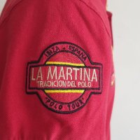 La Martina IBIZA Pique Cotton Slim Fit Mens Size S ОРИГИНАЛНА Тениска!, снимка 11 - Тениски - 41729317