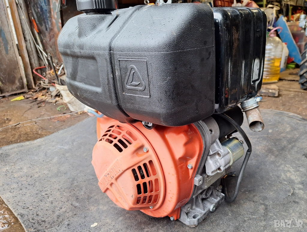 Двигател дизел 12 к.с.нов Lombardini 15LD440 за мотоблок конусен вал, снимка 1