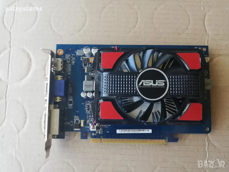 Видео карта NVidia GeForce Asus GT630 HDMI 2048MB GDDR3 128bit PCI-E, снимка 1