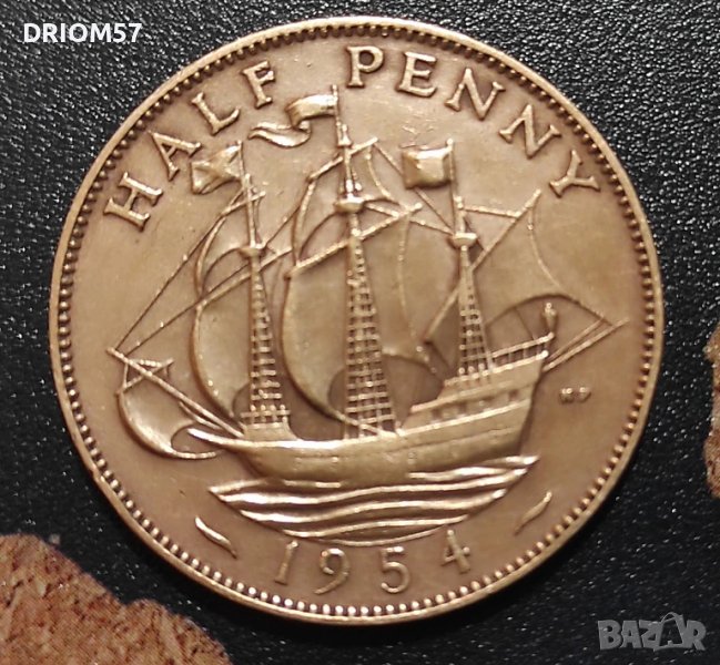 Монетu Великобритния - 3 бр.› Кралица Елизабет II(1953-1967), снимка 1