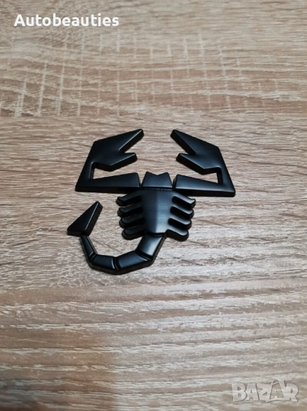 емблема черен скорпион за Abarth , снимка 1