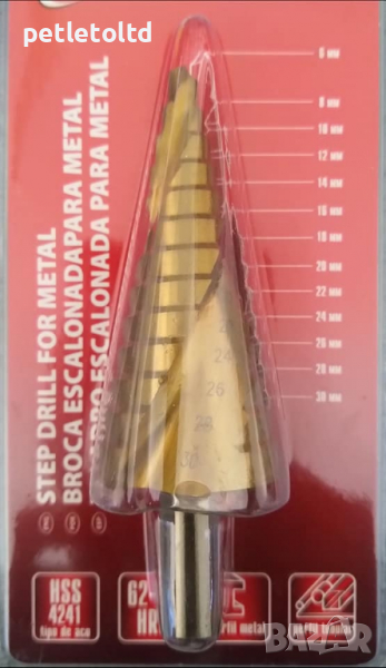 Стъпално свредло 6 ММ - 30 ММ, снимка 1
