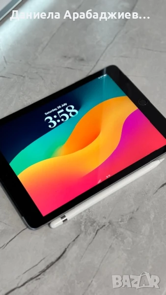 iPad 6th Generation (WiFi + Cellular) + Apple Pencil 1st Gen, снимка 1