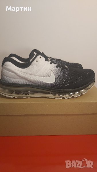 Nike Air Max 2017 Black & White - Номер 44, снимка 1