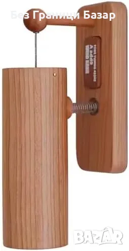 Нов Винтидж дървен звънец за врата 432Hz – за дом, офис, градина ретро стил , снимка 1