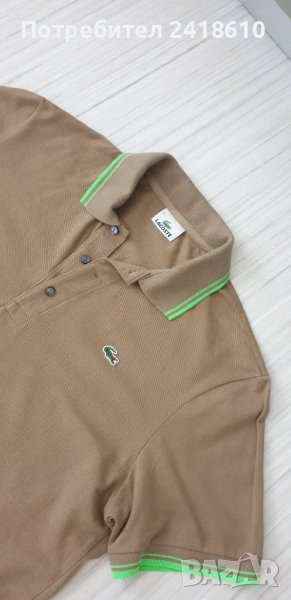 Lacoste Pique Cotton Regular Fit Mens Size 5 - L - ОРИГИНАЛНА Тениска!, снимка 1