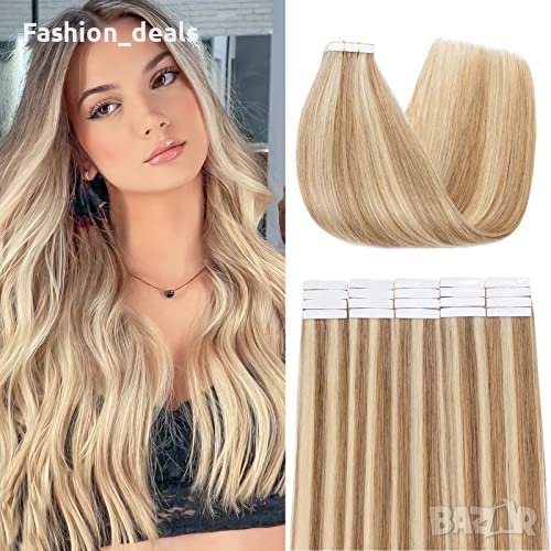 Нова удължаваща коса ленти Треса удължения Прическа 45см жена красота, снимка 1