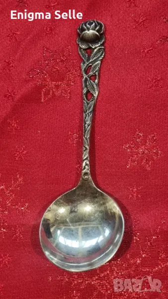 Винтидж посребрена лъжица , снимка 1