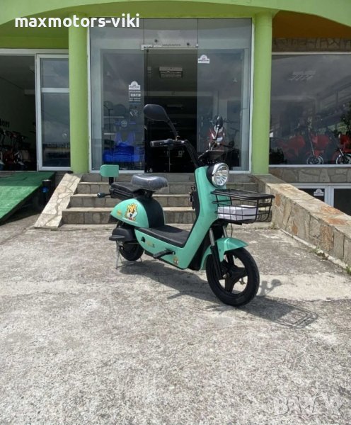 Електрически СКУТЕР С ПЕДАЛИ 2023 Maxmotors 500W/48V/12AH , снимка 1