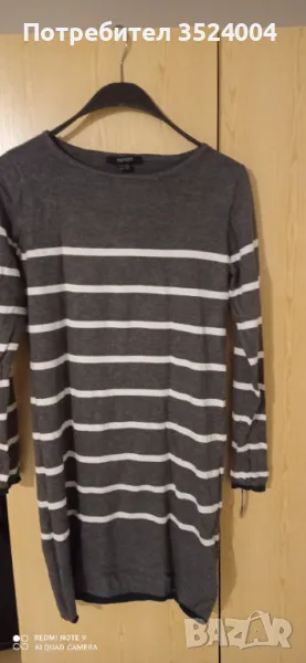 Нов елегантен пуловер от памук на немската фирма  може да се носи като блузон, снимка 1