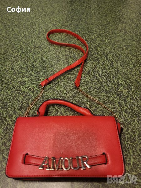 Червена малка чанта , снимка 1