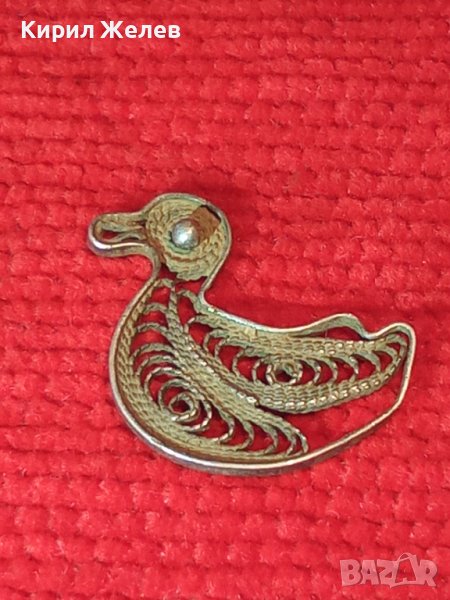 19век СРЕБЪРНО ПАТЕ ФИЛИГРАННО СРЕБРО ВИСОКА ПРОБА РЪЧНА МАЙСТОРСКА ИЗРАБОТКА НАКИТ ВИСУЛКА 25920, снимка 1