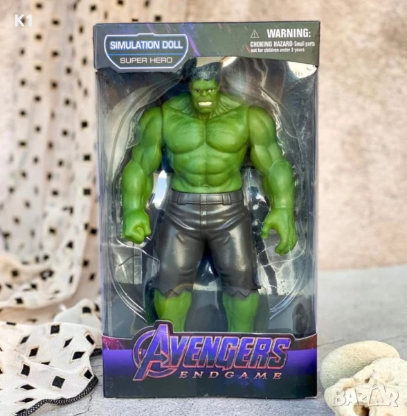 Детска играчка фигурка Хълк 22см, Hulk, снимка 1