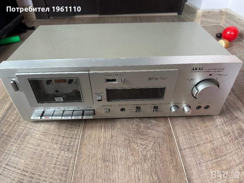 Касетен дек / akai cs-m02 deck-made in japan, снимка 1