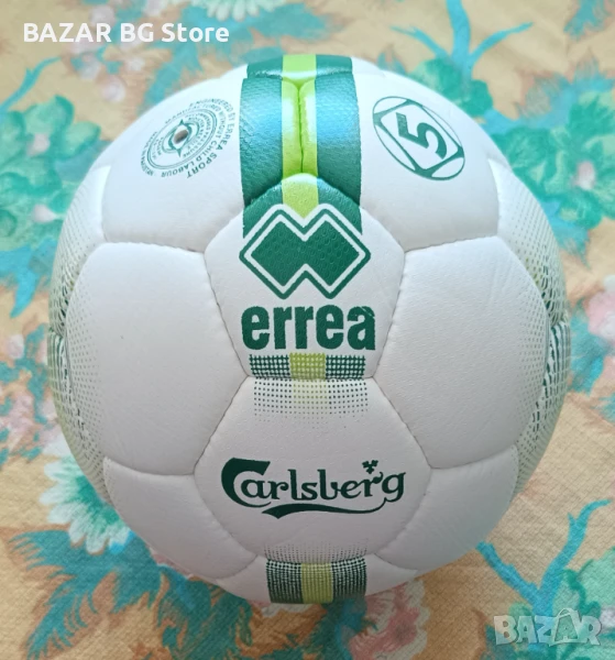 Футболна топка Errea Mercurio 3.0 CARLSBERG. Размер 5. Нова., снимка 1