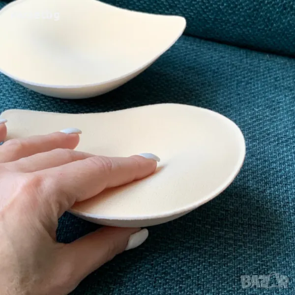 Бежови подплънки за бански и сутиени – 4 см обем и перфектно повдигане-3394, снимка 1