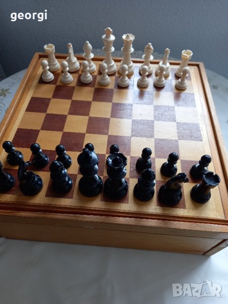 немски дървен шах, снимка 1