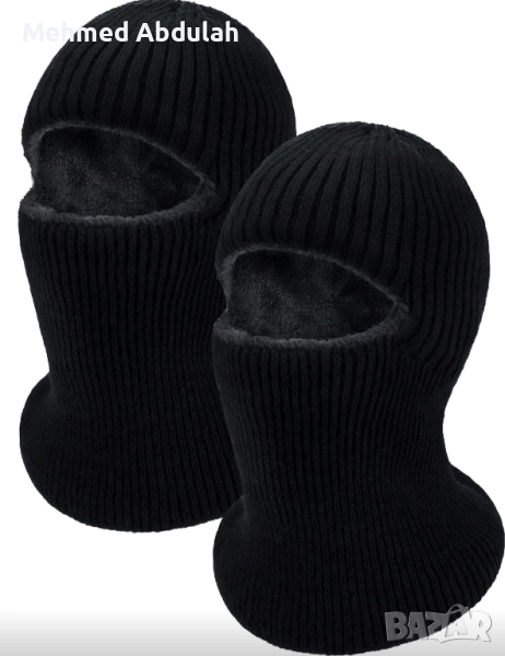 2 цвята зимна топла ветроустойчива шапка, снимка 1