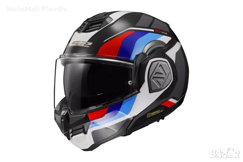 Каска LS2 Advant Sport Black-Blue-Red, снимка 1