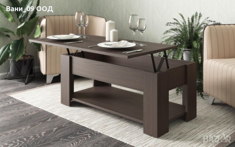 Холна маса с повдигащ се плот, снимка 1