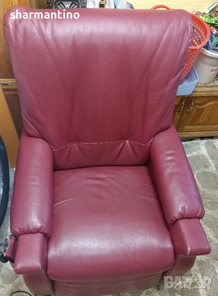 Кожен електрически фотьойл - 290 лв , снимка 1