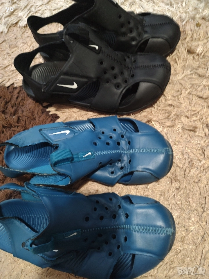 Два чифта сандали Найк и дрехи размер 128, снимка 1